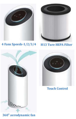 Sala de estar HEPA 13 Fumo de tabaco Air purifier Para remover poeira Cheiros matar vírus