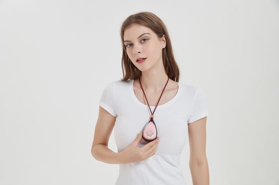 Máquina de ionizador de ar ABS de 850 mAh Purificador de ar portátil Mata alérgenos de ácaros do pólen