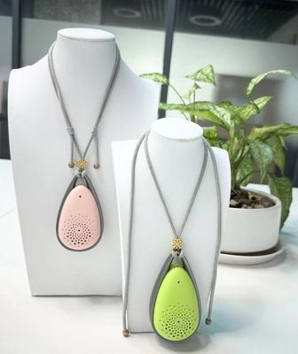 Purificador de ar leve de 74g com duração de 21 horas